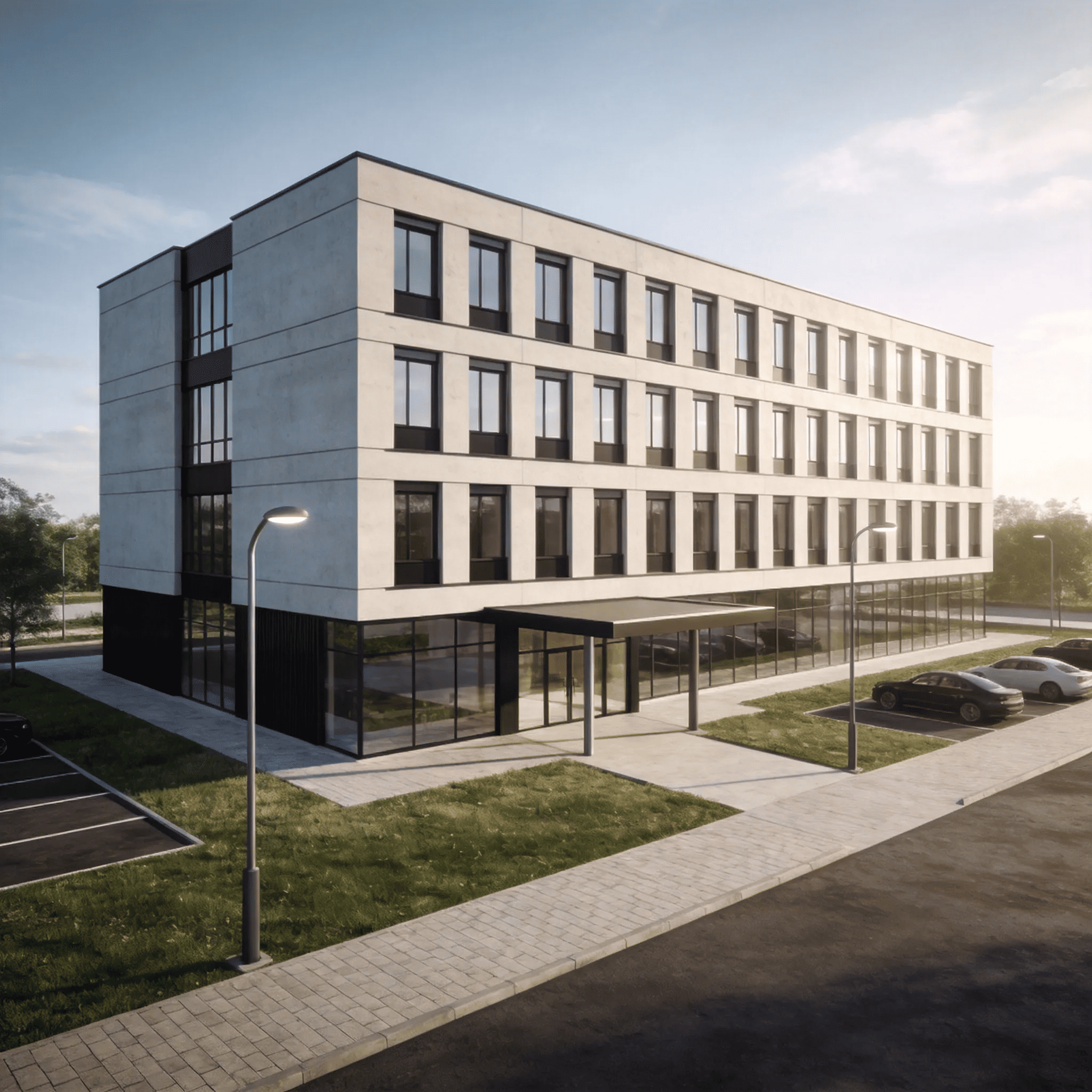 Проектирование офисного 4-х этажного здания